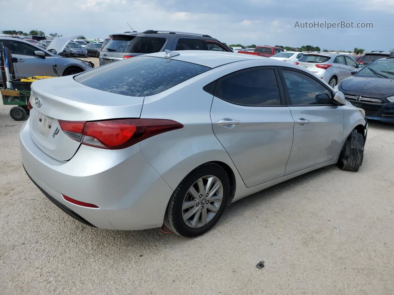 2016 Hyundai Elantra Se Black vin: 5NPDH4AE0GH758445