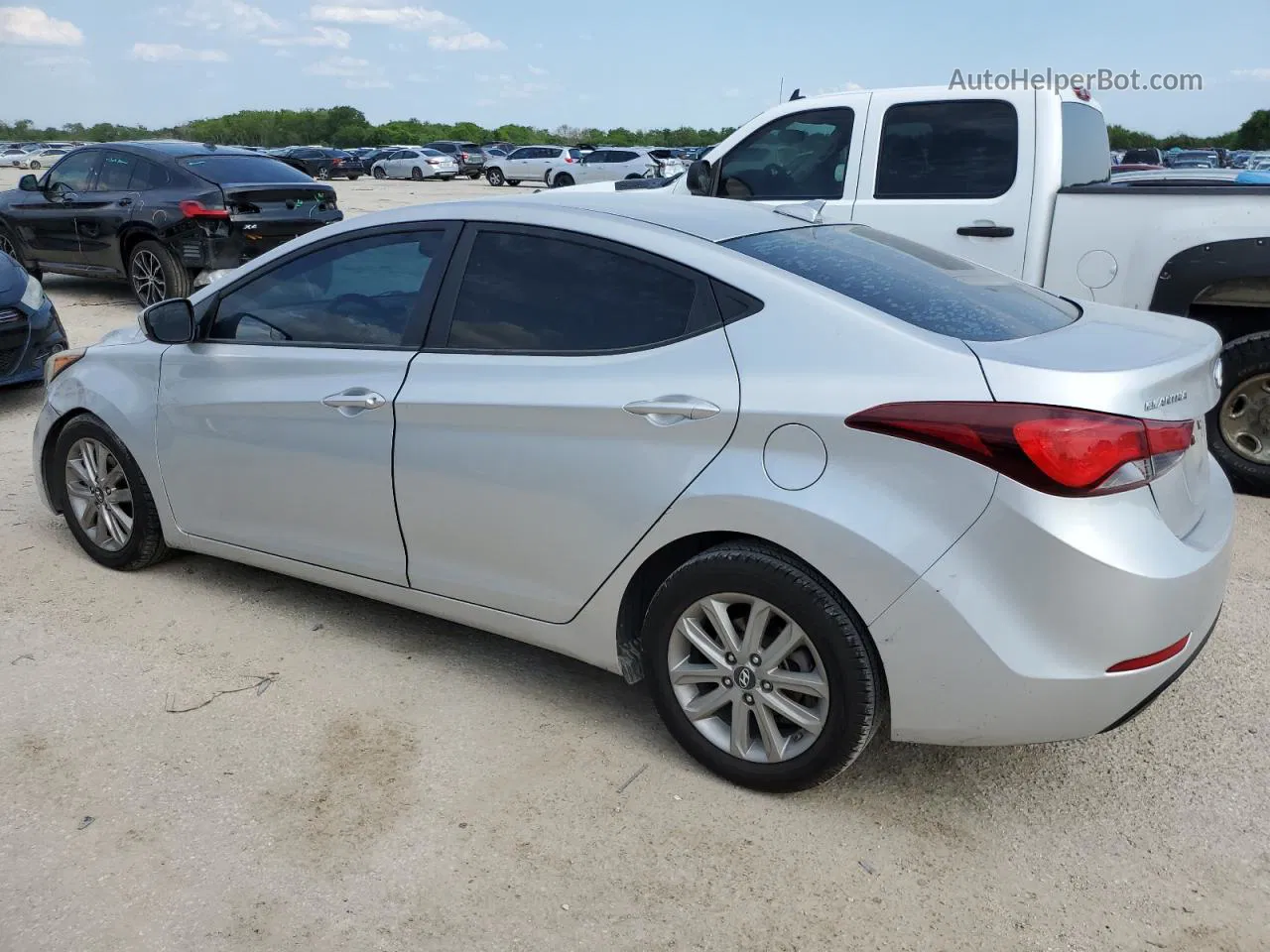 2016 Hyundai Elantra Se Black vin: 5NPDH4AE0GH758445