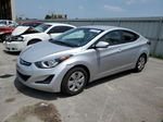 2016 Hyundai Elantra Se Silver vin: 5NPDH4AE0GH776220