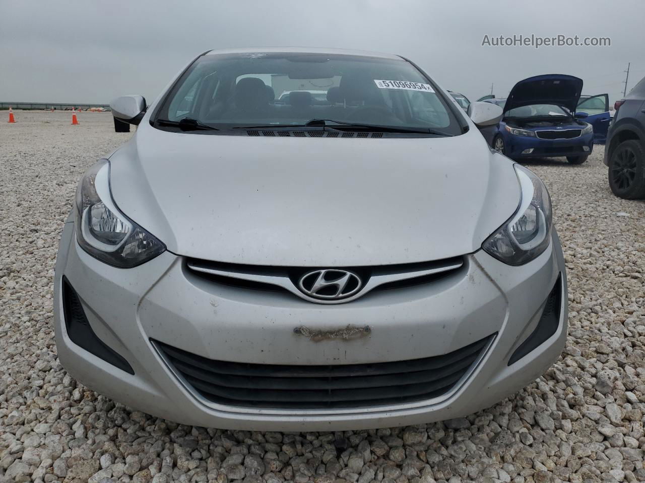 2016 Hyundai Elantra Se Silver vin: 5NPDH4AE0GH776234