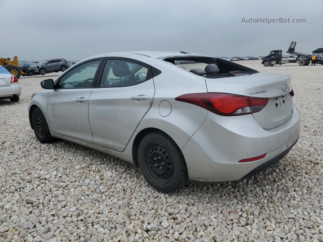 2016 Hyundai Elantra Se Silver vin: 5NPDH4AE0GH776234