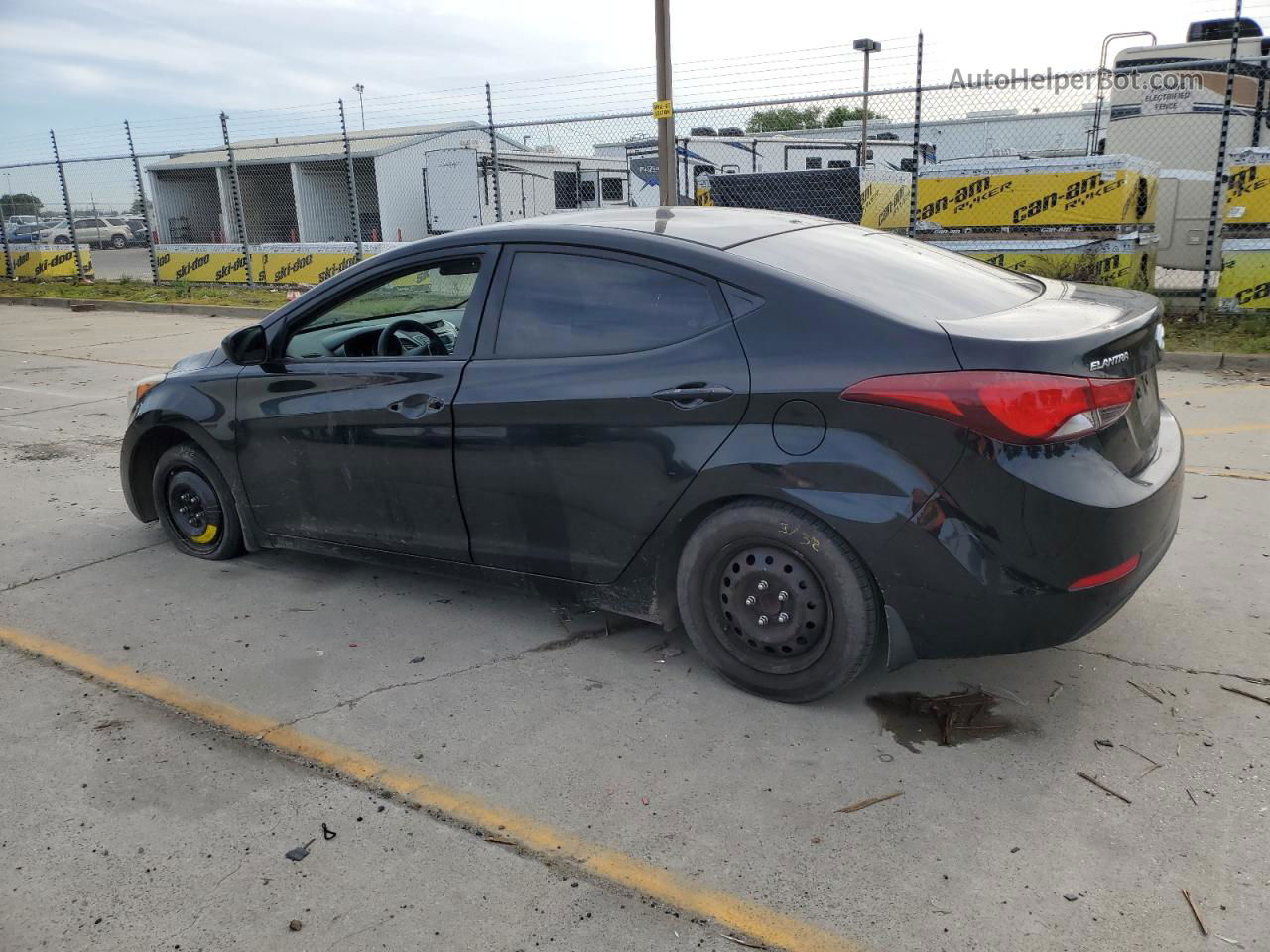 2016 Hyundai Elantra Se Black vin: 5NPDH4AE0GH776282