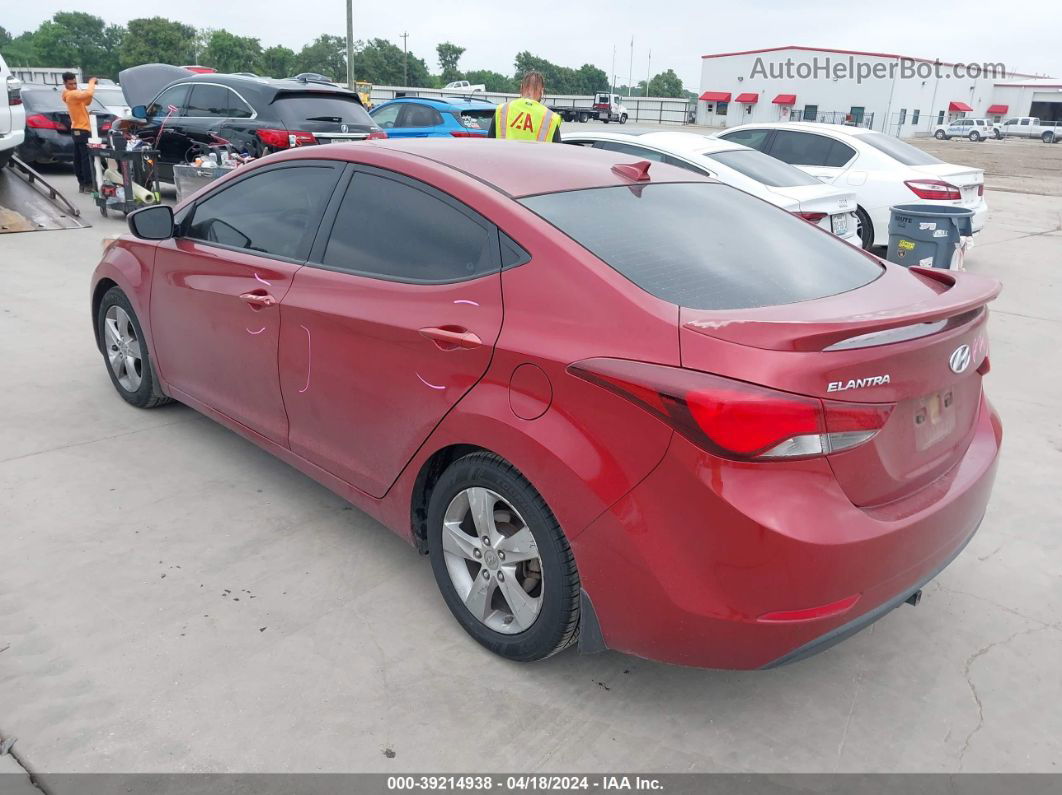 2016 Hyundai Elantra Se Красный vin: 5NPDH4AE0GH777903