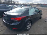 2016 Hyundai Elantra Se Black vin: 5NPDH4AE0GH789033