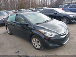 2016 Hyundai Elantra Se Black vin: 5NPDH4AE0GH789033