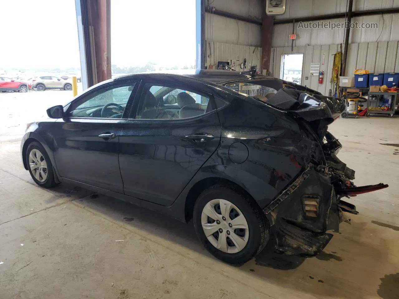 2016 Hyundai Elantra Se Black vin: 5NPDH4AE0GH791784