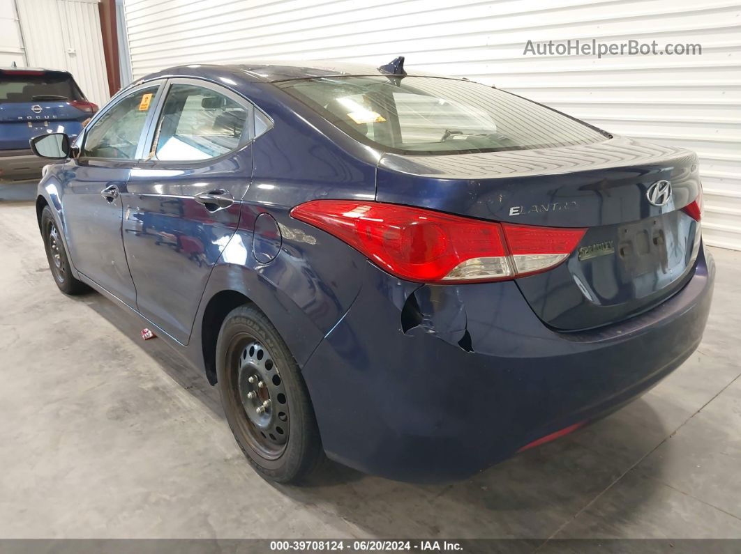 2011 Hyundai Elantra Gls Blue vin: 5NPDH4AE1BH010151