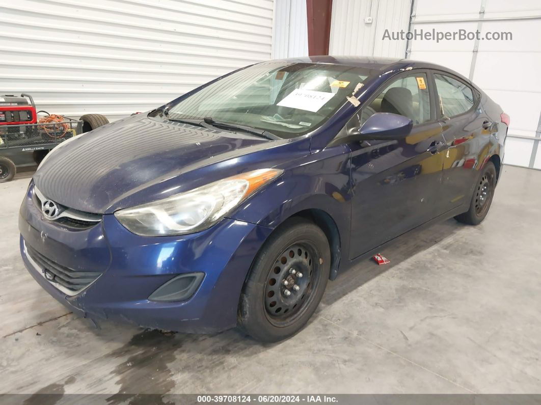 2011 Hyundai Elantra Gls Blue vin: 5NPDH4AE1BH010151