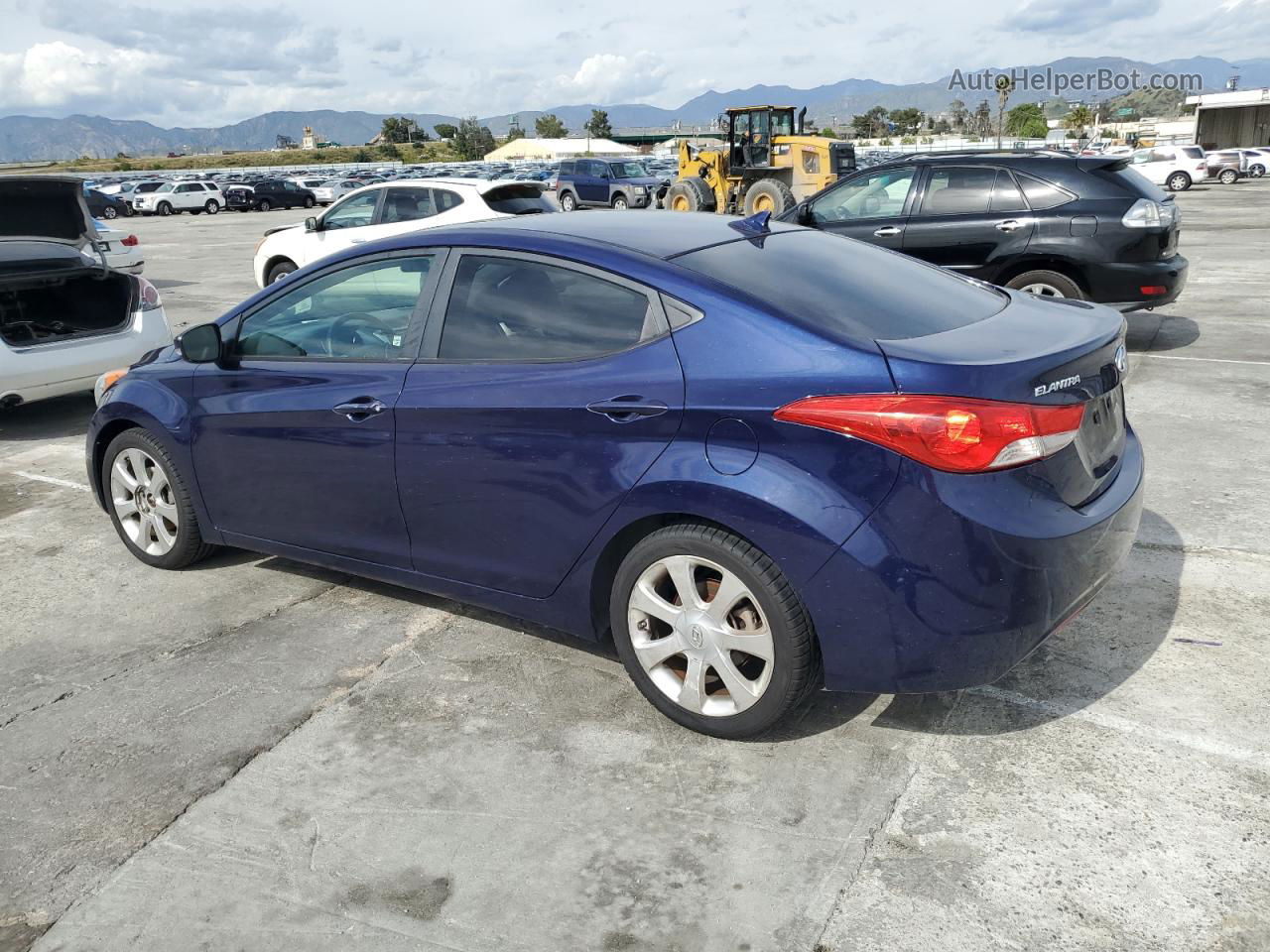 2011 Hyundai Elantra Gls Blue vin: 5NPDH4AE1BH037561