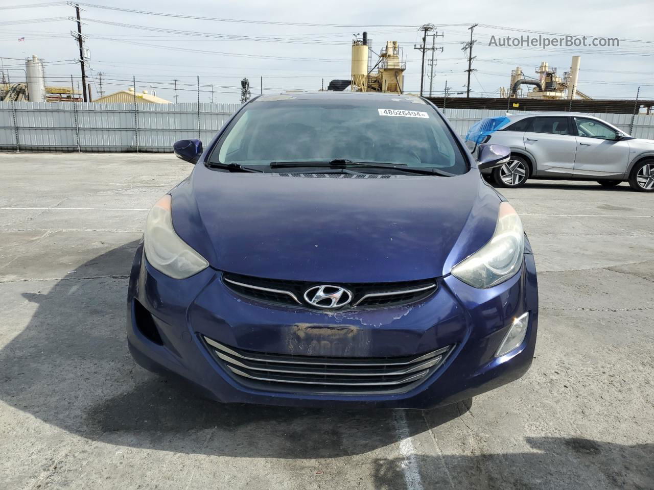 2011 Hyundai Elantra Gls Blue vin: 5NPDH4AE1BH037561