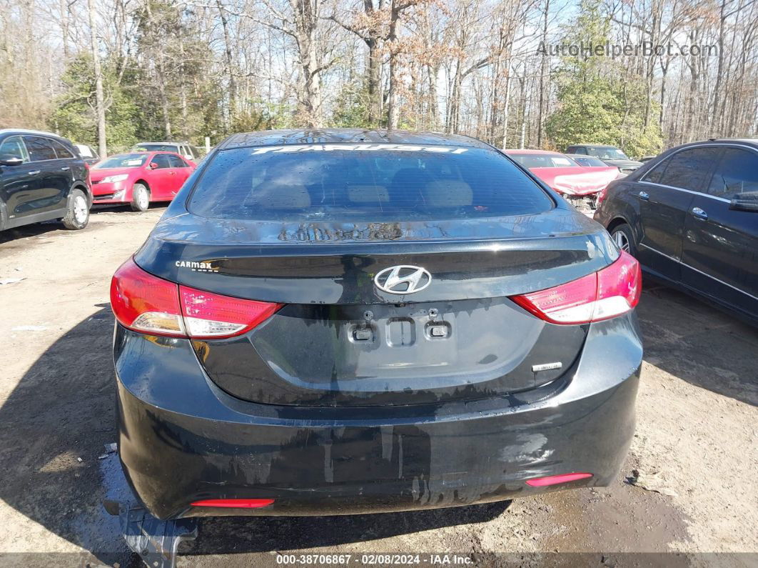 2011 Hyundai Elantra Limited Black vin: 5NPDH4AE1BH043280