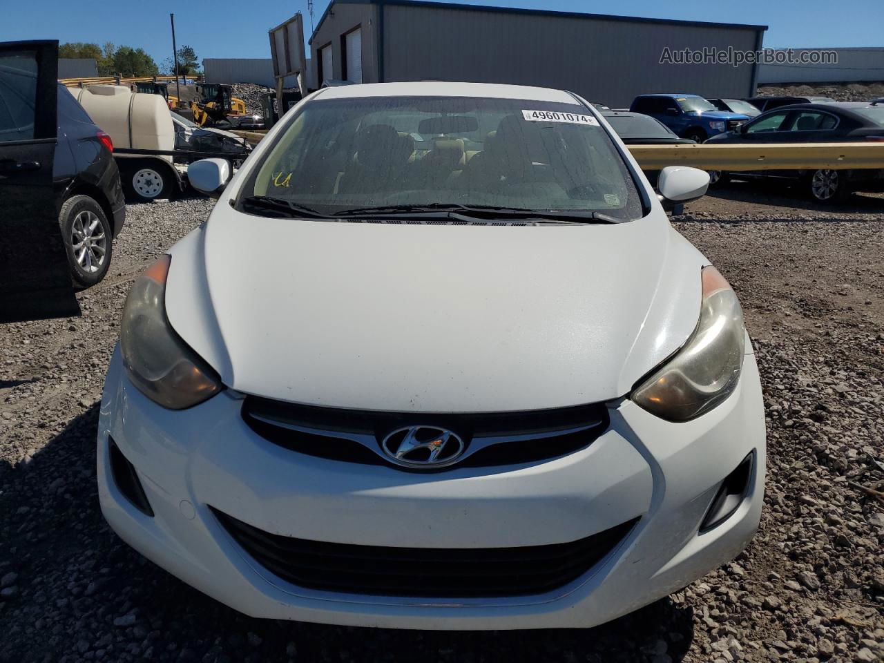 2011 Hyundai Elantra Gls Белый vin: 5NPDH4AE1BH048690