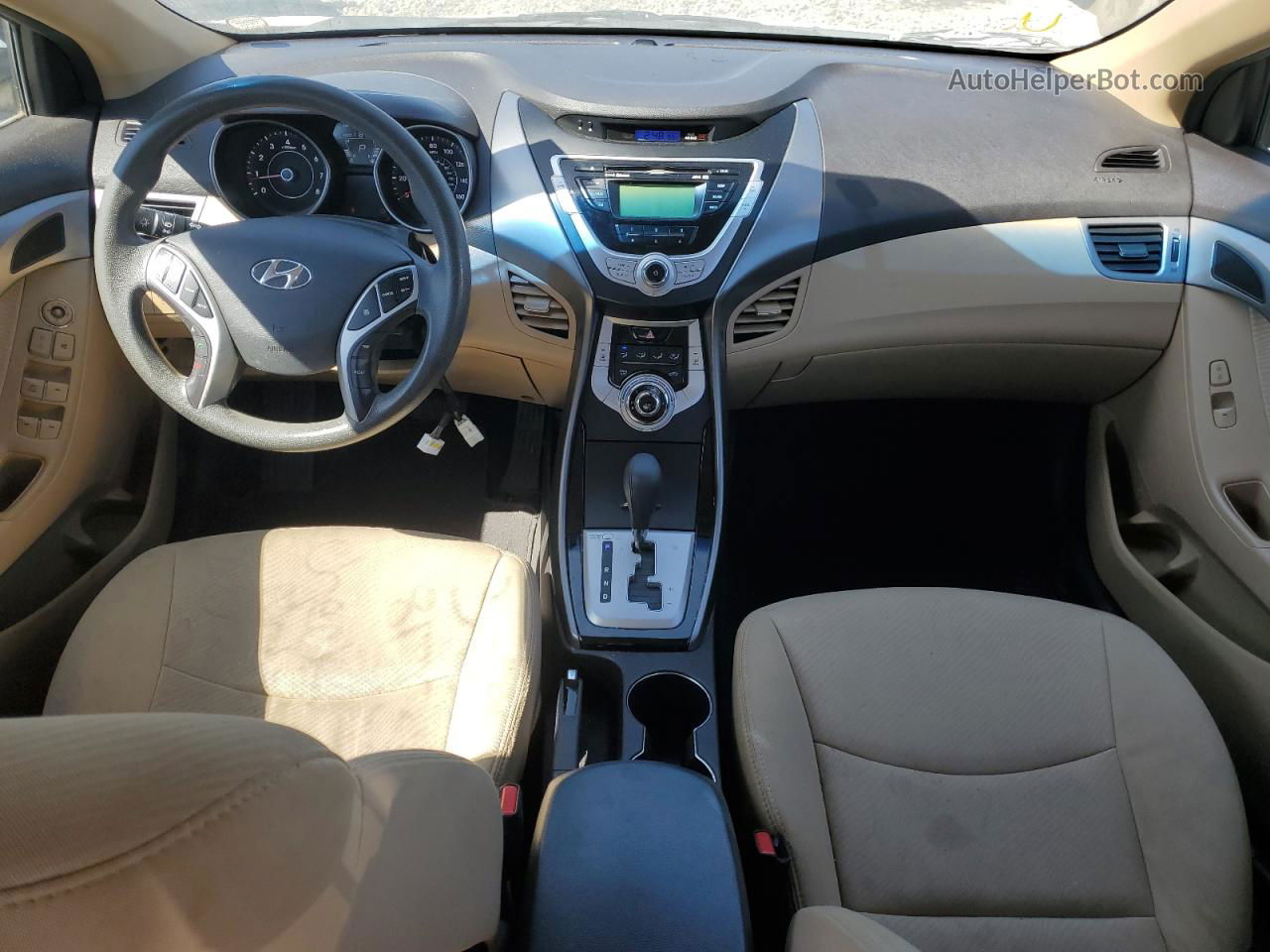 2011 Hyundai Elantra Gls Белый vin: 5NPDH4AE1BH048690