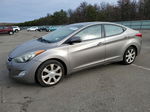 2011 Hyundai Elantra Gls Gray vin: 5NPDH4AE1BH051430