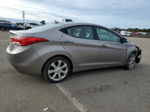 2011 Hyundai Elantra Gls Gray vin: 5NPDH4AE1BH051430