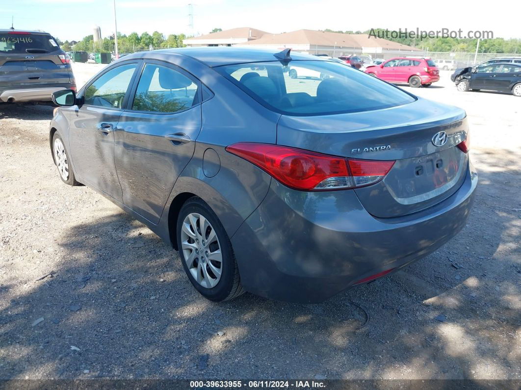 2012 Hyundai Elantra Gls Gray vin: 5NPDH4AE1CH070500