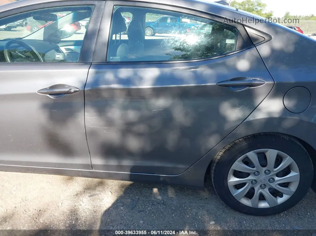 2012 Hyundai Elantra Gls Gray vin: 5NPDH4AE1CH070500