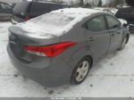 2012 Hyundai Elantra Gls Gray vin: 5NPDH4AE1CH072196