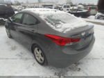 2012 Hyundai Elantra Gls Gray vin: 5NPDH4AE1CH072196