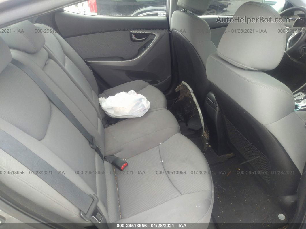 2012 Hyundai Elantra Gls Gray vin: 5NPDH4AE1CH072196