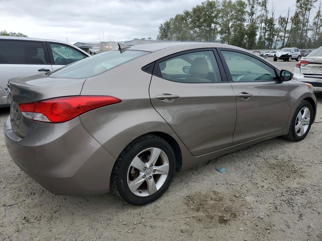 2012 Hyundai Elantra Gls Tan vin: 5NPDH4AE1CH104581