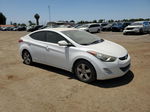 2012 Hyundai Elantra Gls White vin: 5NPDH4AE1CH121803