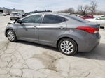 2013 Hyundai Elantra Gls Gray vin: 5NPDH4AE1DH155306