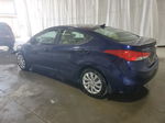 2013 Hyundai Elantra Gls Blue vin: 5NPDH4AE1DH158643