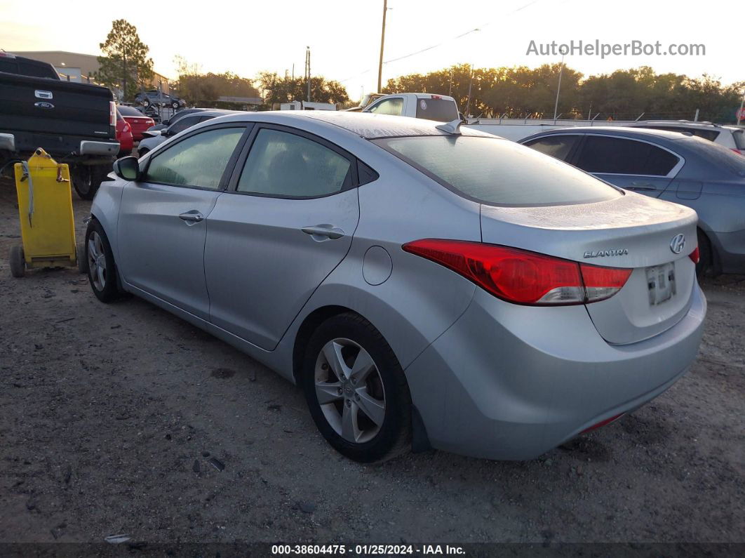 2013 Hyundai Elantra Gls Silver vin: 5NPDH4AE1DH217514