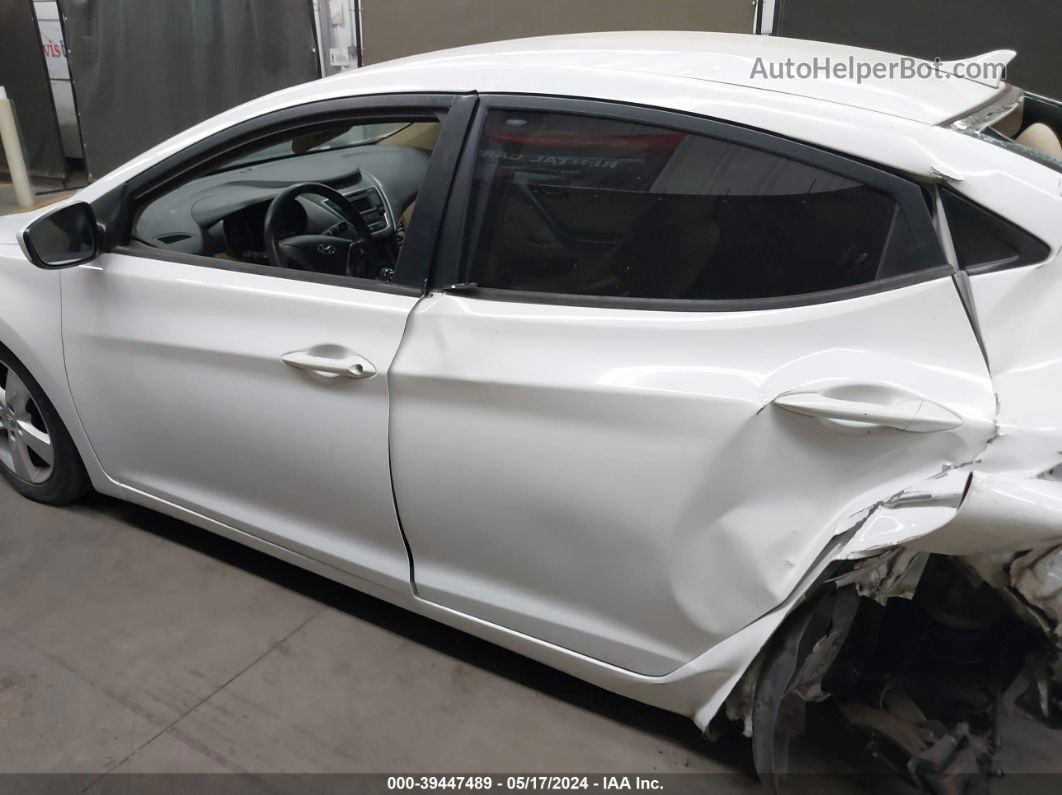 2013 Hyundai Elantra Gls Белый vin: 5NPDH4AE1DH248147