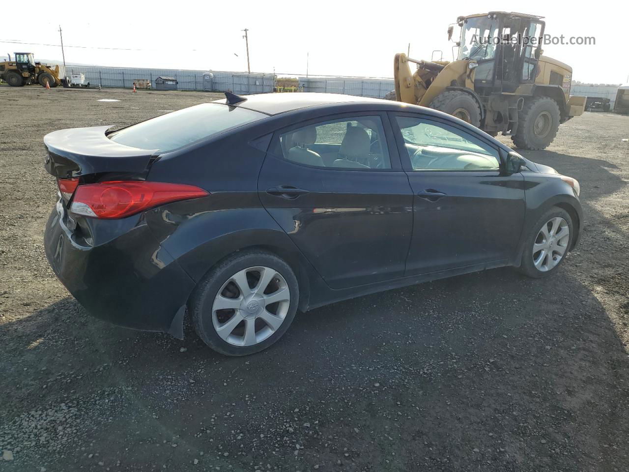 2013 Hyundai Elantra Gls Black vin: 5NPDH4AE1DH264364