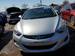 2013 Hyundai Elantra Gls Silver vin: 5NPDH4AE1DH360642