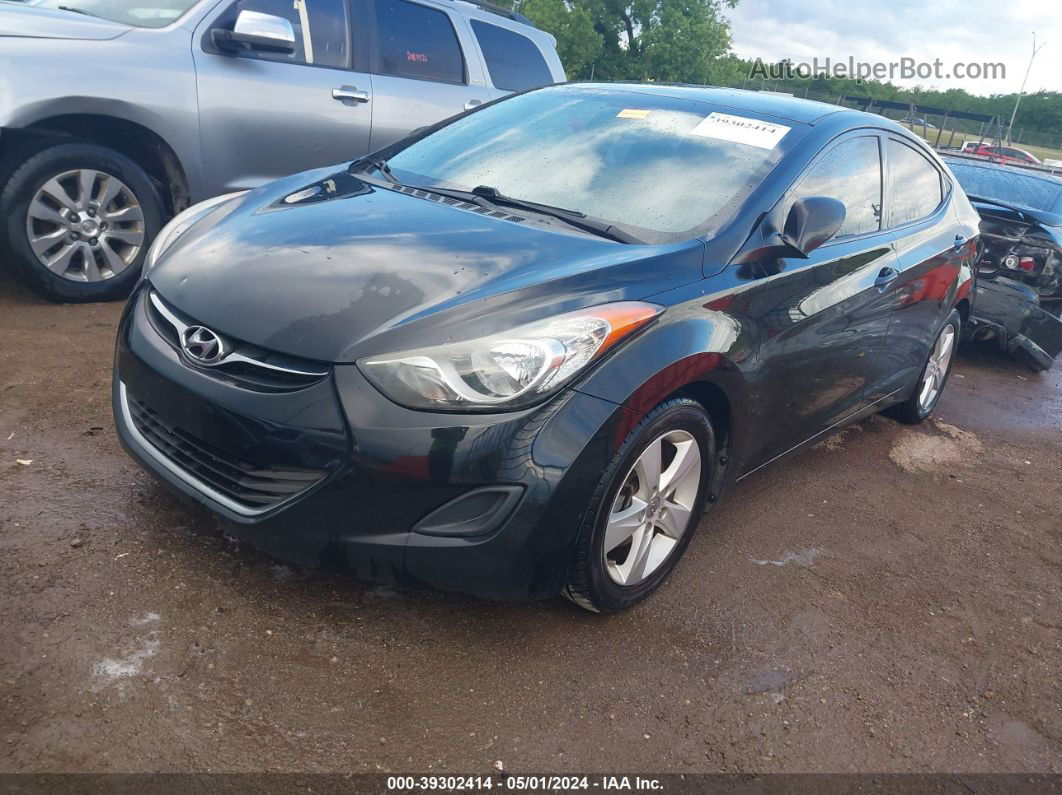 2013 Hyundai Elantra Gls Черный vin: 5NPDH4AE1DH367459