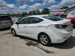 2014 Hyundai Elantra Se White vin: 5NPDH4AE1EH462296