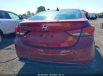 2014 Hyundai Elantra Se Красный vin: 5NPDH4AE1EH462315