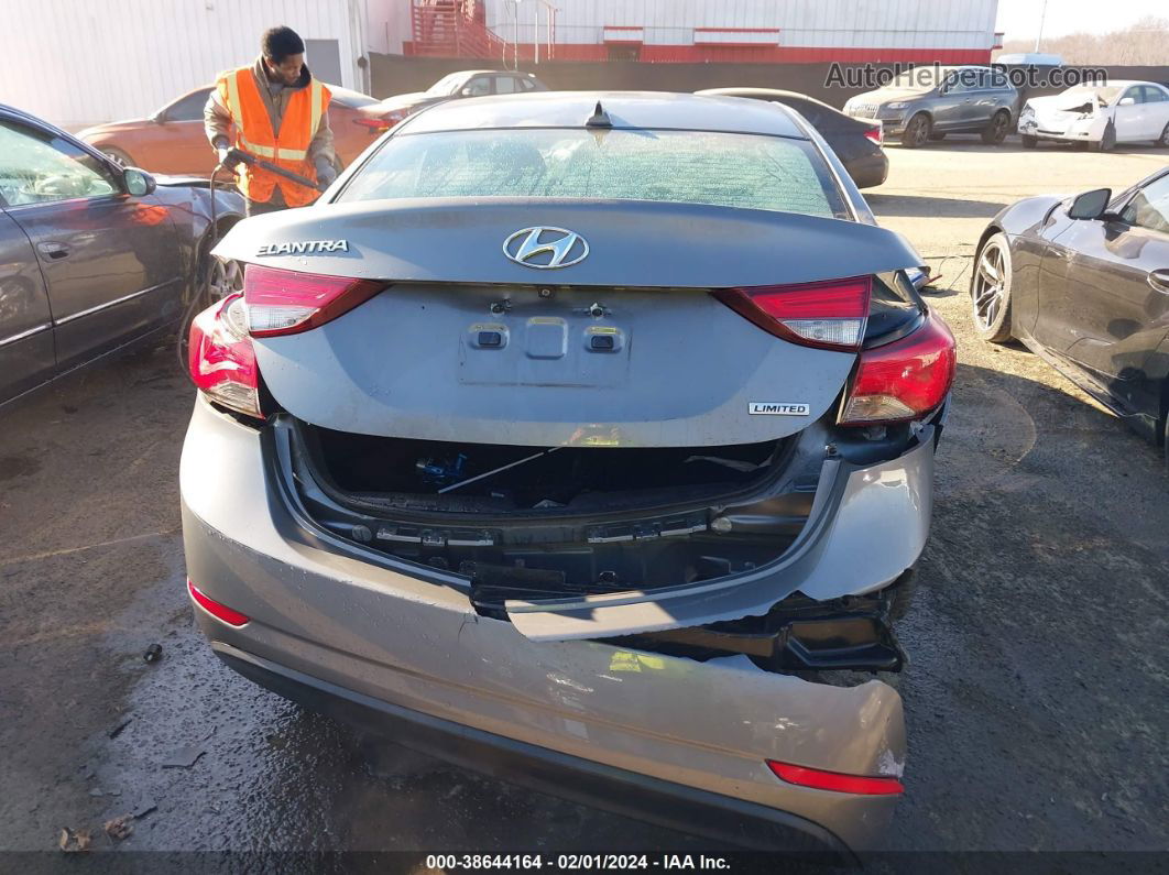 2014 Hyundai Elantra Limited Серый vin: 5NPDH4AE1EH467501