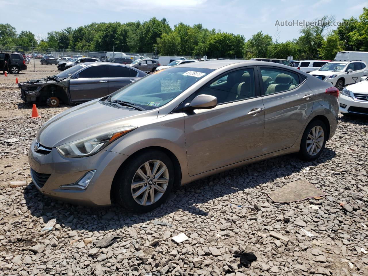 2014 Hyundai Elantra Se Gold vin: 5NPDH4AE1EH468907