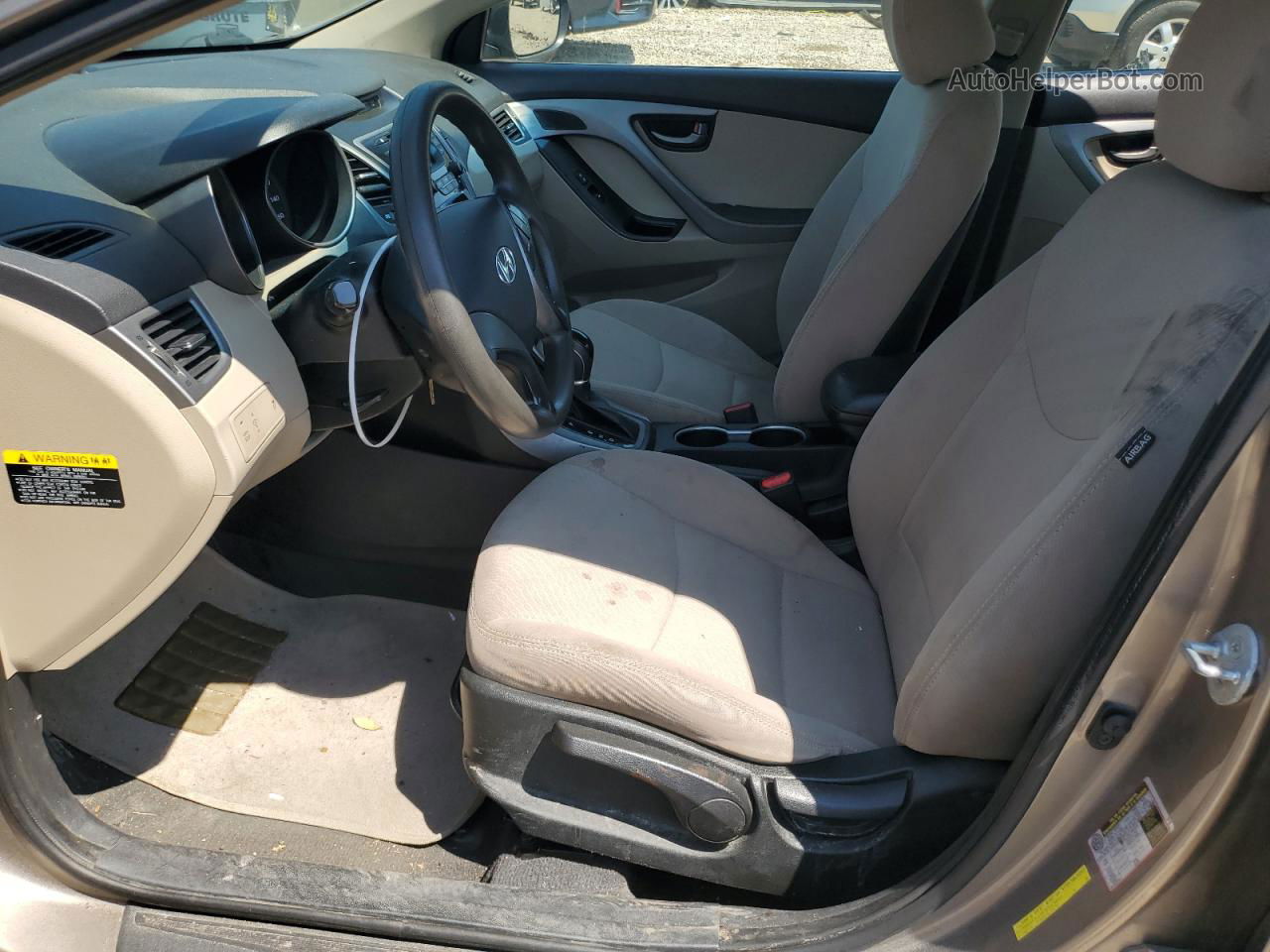 2014 Hyundai Elantra Se Tan vin: 5NPDH4AE1EH474996