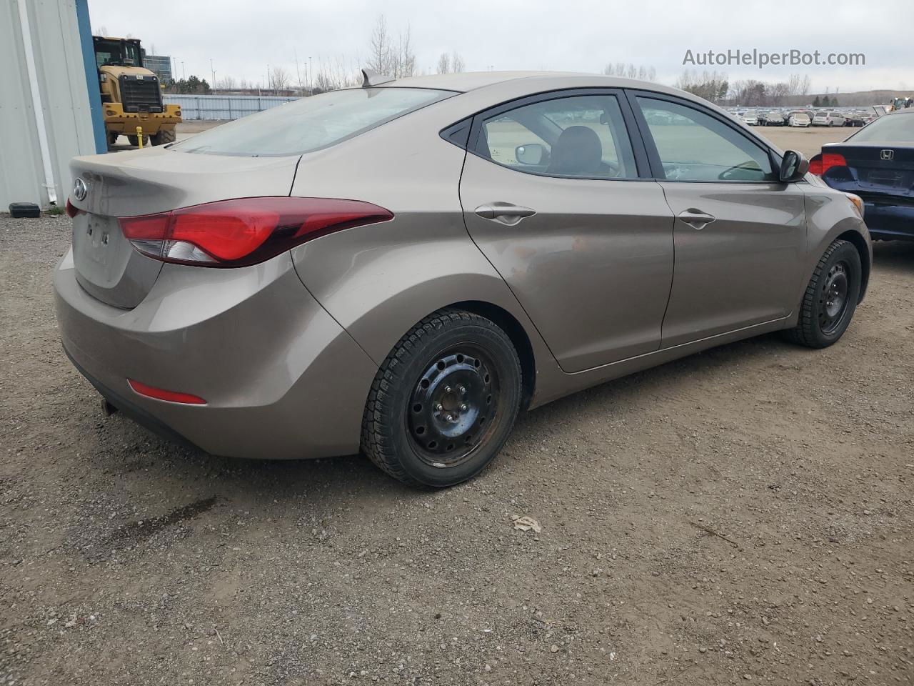 2014 Hyundai Elantra Se Tan vin: 5NPDH4AE1EH477574