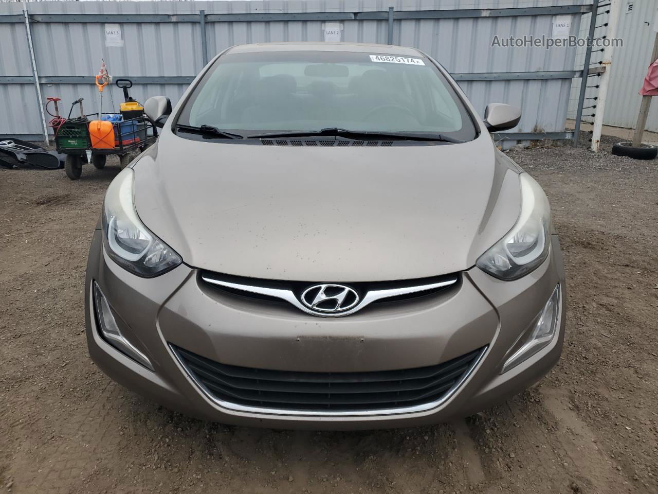 2014 Hyundai Elantra Se Tan vin: 5NPDH4AE1EH477574