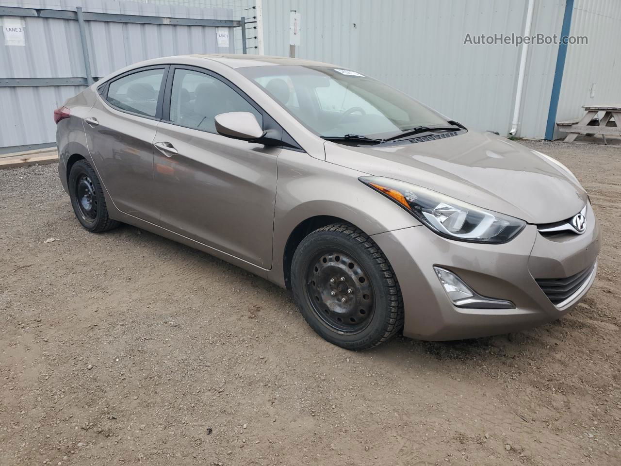 2014 Hyundai Elantra Se Tan vin: 5NPDH4AE1EH477574