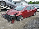 2014 Hyundai Elantra Se Maroon vin: 5NPDH4AE1EH482323