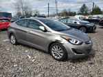 2014 Hyundai Elantra Se Beige vin: 5NPDH4AE1EH485397