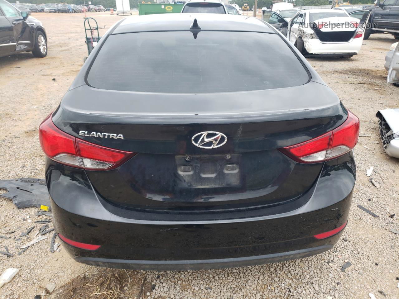 2014 Hyundai Elantra Se Черный vin: 5NPDH4AE1EH491636