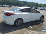 2014 Hyundai Elantra Se White vin: 5NPDH4AE1EH501050