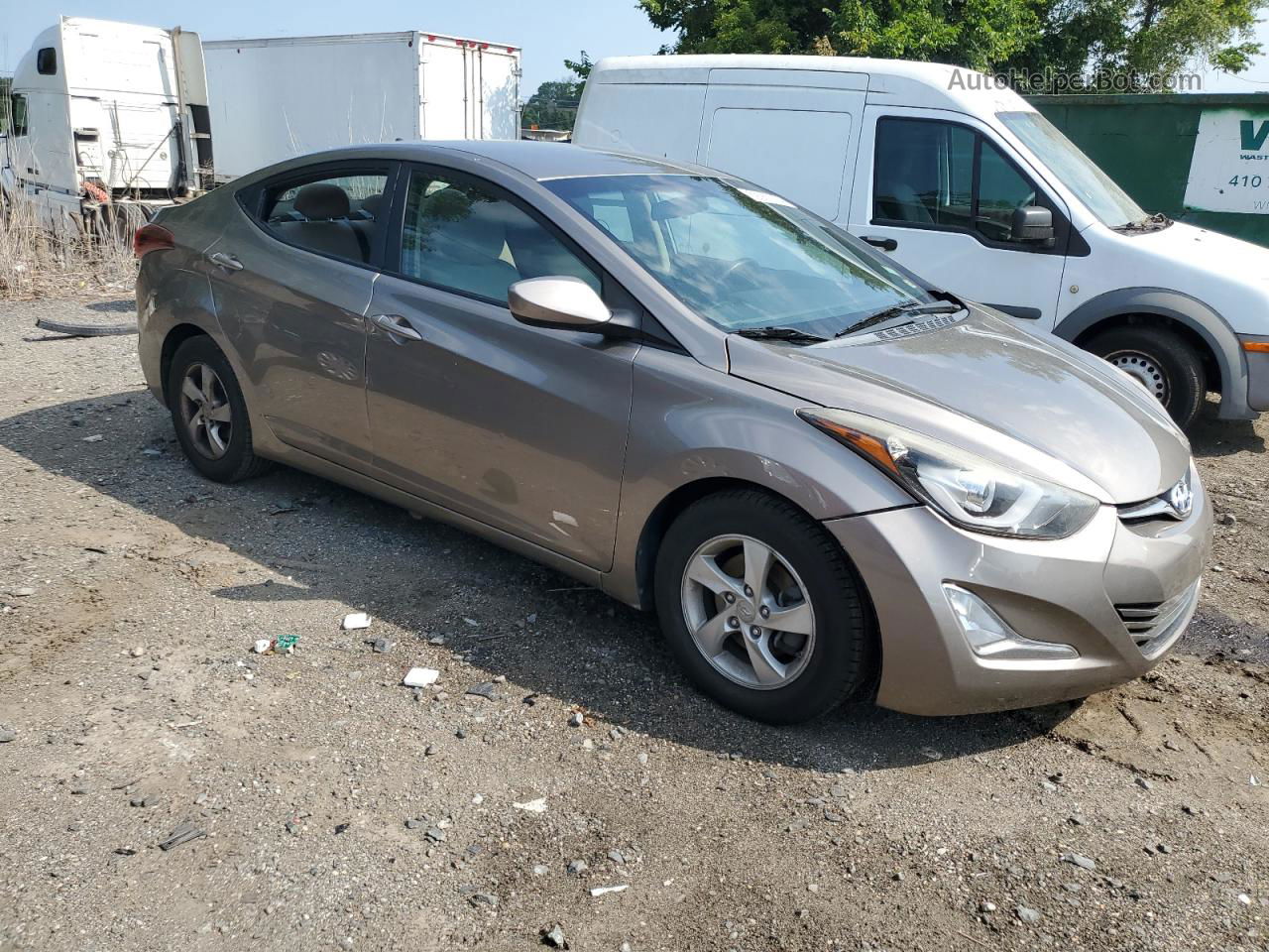 2014 Hyundai Elantra Se Tan vin: 5NPDH4AE1EH509634