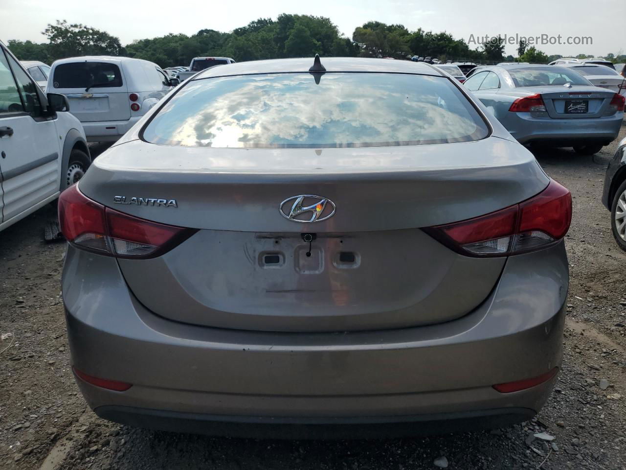 2014 Hyundai Elantra Se Tan vin: 5NPDH4AE1EH509634