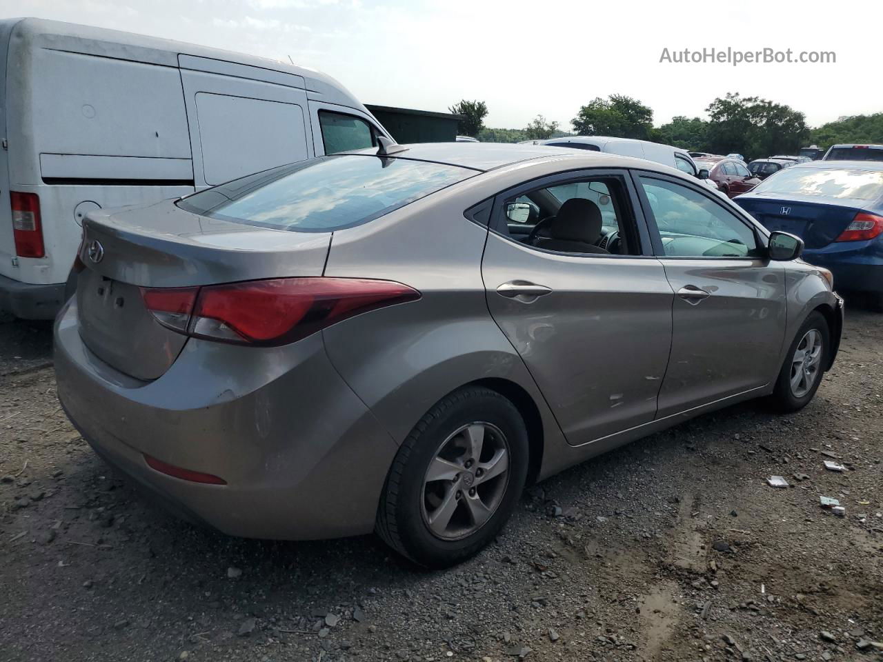 2014 Hyundai Elantra Se Tan vin: 5NPDH4AE1EH509634