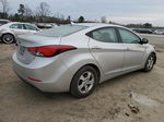 2014 Hyundai Elantra Se Silver vin: 5NPDH4AE1EH511254