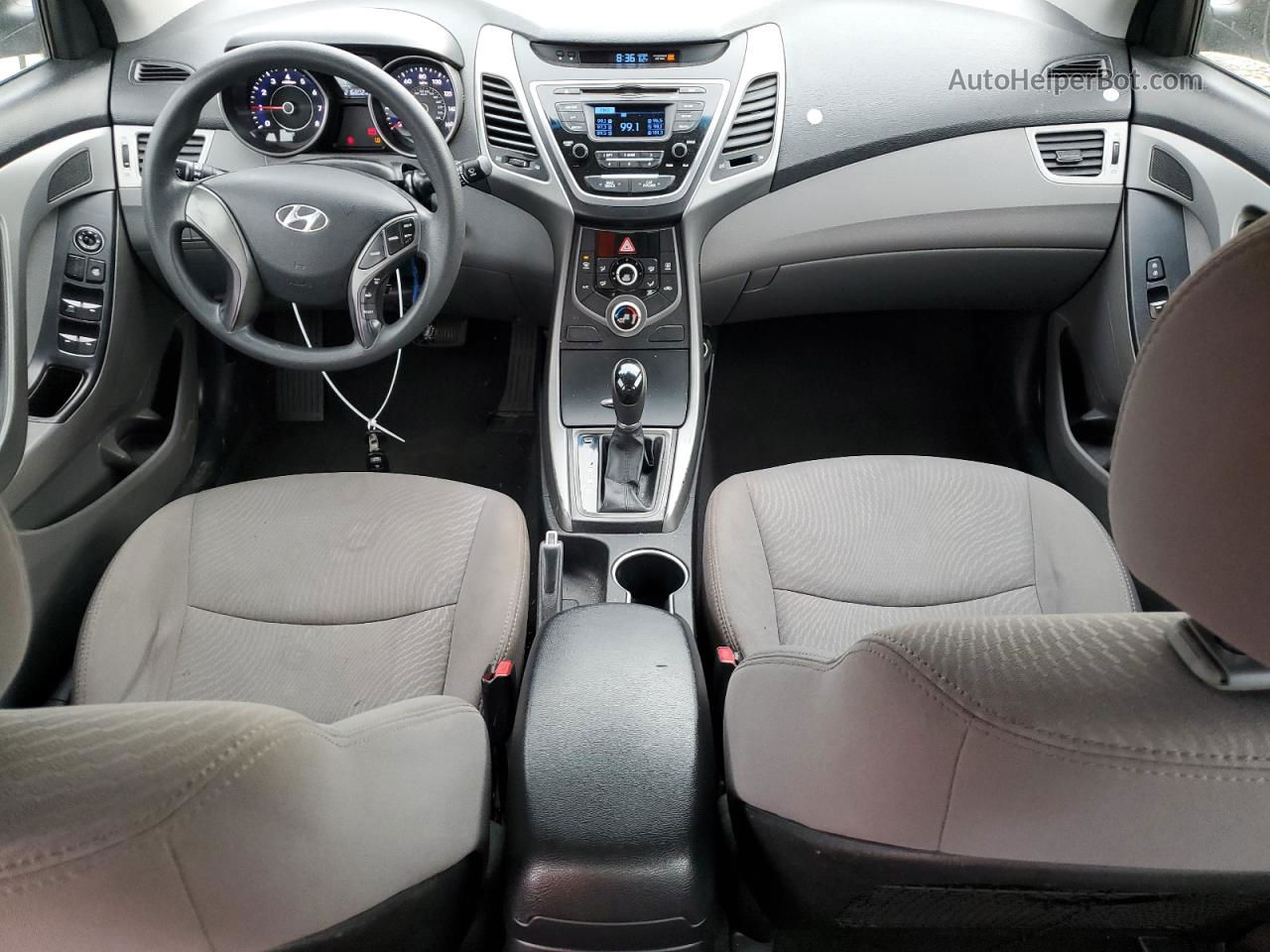 2014 Hyundai Elantra Se Серебряный vin: 5NPDH4AE1EH511254